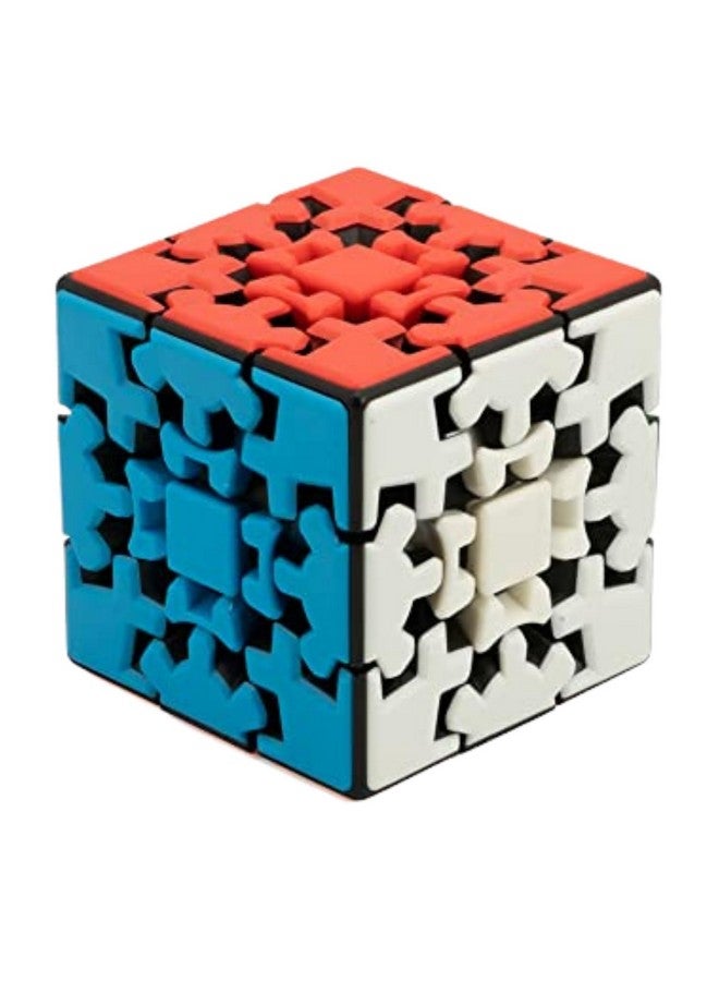 Cubelelo Drift Gear 3x3 Stickerless Cube Speed Cube | Twisty Magic Cube | Toy for Kids & Adults | Magic Speedy Stress Buster Brainstorming Puzzle 3x3x3 Gear Cube (Multicolor) - Image 1