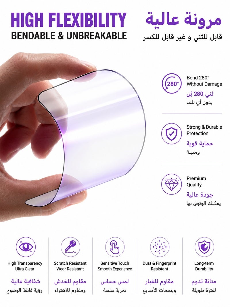 2.5D HD Full Screen Tempered Glass Screen Protector 1-Pack, Dustproof & Anti-Static for iPhone 16 & iPhone 17 Series - Image 3