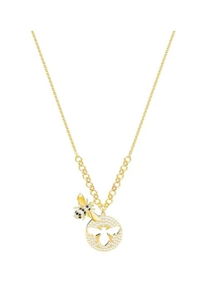 Generic - Generic Swarovski Gold Plated Lisabel Bee Pendant Necklace - Image 1