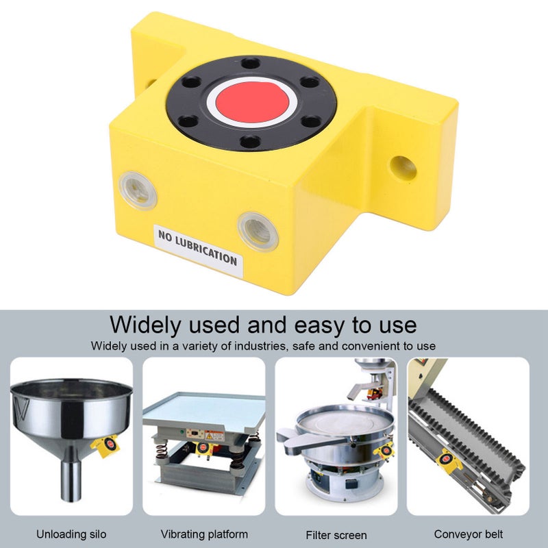 Pneumatic Turbine Vibrator Aluminum Alloy 130~11150N Industrial Supplies GT16 0.2‑0.6Mpa - Image 4
