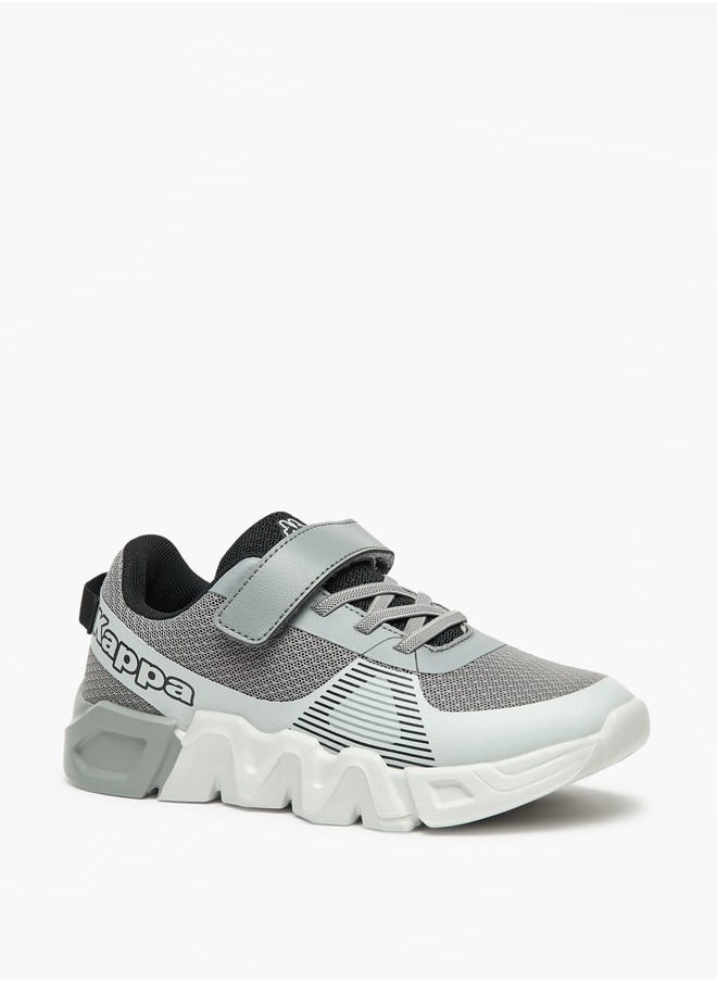 Kappa Boys' Colourblock Walking Shoes with Hook and Loop Closure  - Image 1