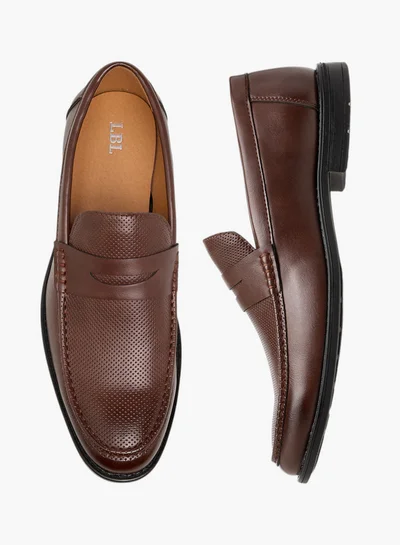 LBL by Shoexpress Textured Slip-On Loafers