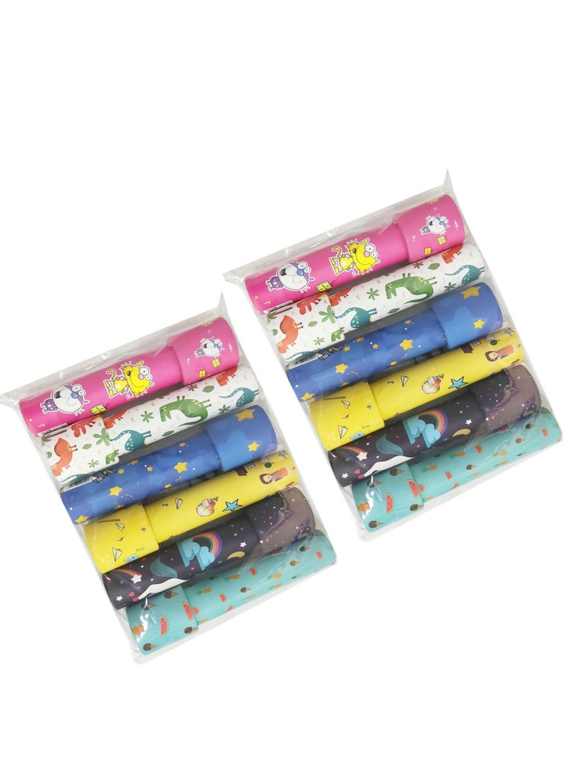 Velaurs - 12pcs Kaleidoscope Children's Educational Toys Classic Early Education Funny Toys - Image 1