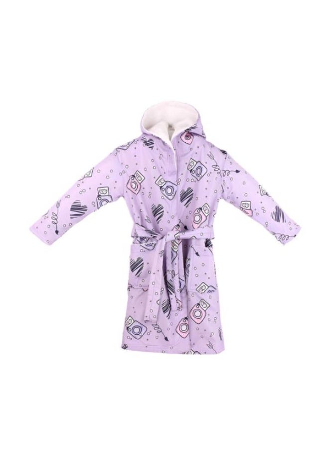 Mamas Gift Waterproof Hooded Swim Towel Robe for Kids – Quick-Dry Absorbent Bathrobe | Beach, Pool & Bath Cover Up (2-4 Years)