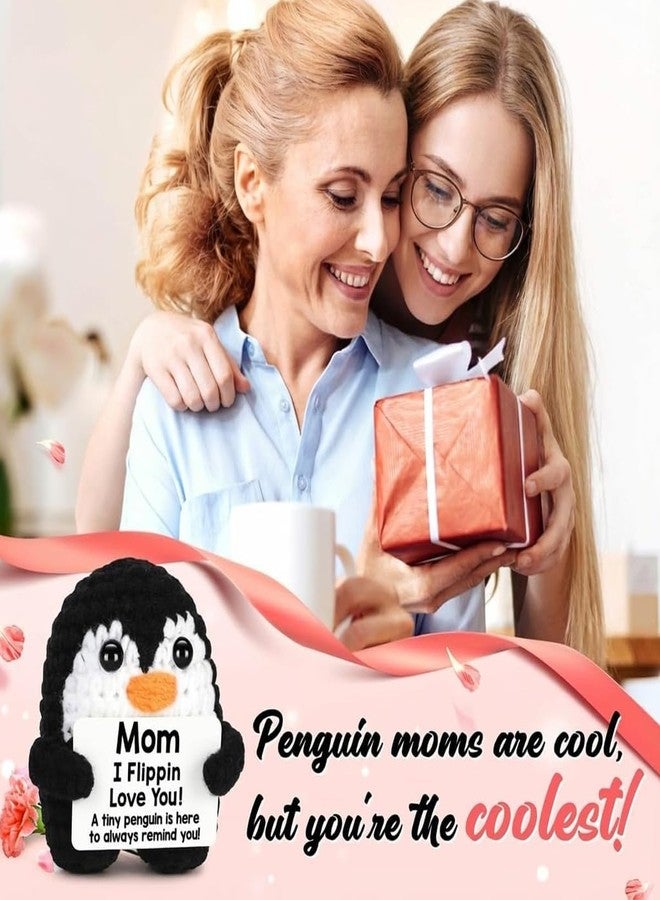 BCNJEPIN Handmade Crochet Toys, Penguin Toy, Adorable Knitted Penguin Plush for Desk Decor, Emotional Support, Soft Comforting Small Handmade Gift for Mother's Day, (6.5cm) - Image 5