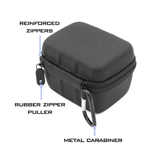 CASEMATIX Card Deck Box for Up To 200 Cards - Hard Shell Playing Card Case with Non-Scratch Fabrics and Metal Carabiner Compatible with Magic The Gathering and Other TCGs, Case Only - Image 4