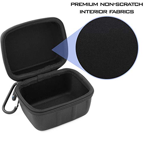 CASEMATIX Card Deck Box for Up To 200 Cards - Hard Shell Playing Card Case with Non-Scratch Fabrics and Metal Carabiner Compatible with Magic The Gathering and Other TCGs, Case Only - Image 5