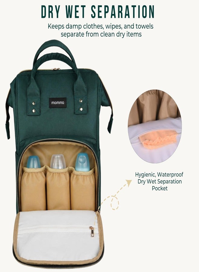 MAMMA Diaper Bag for Mothers for Travel, Baby Bag for Mother Travel, Hospital Bag for Delivery Women, Baby Diaper Bag for Mom, 12 Pockets Diaper Bags for Mothers with 9 Months Warranty - Image 5