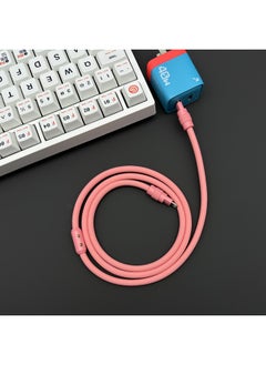 Super Soft Silicone Data Cable For Apple For Iphone15 For Huawei For Xiaomi Android Phone Super Fast Charging-Color:0.5 M USB To For Iphone 12W-Model:Powder + Powder Shell + Slider