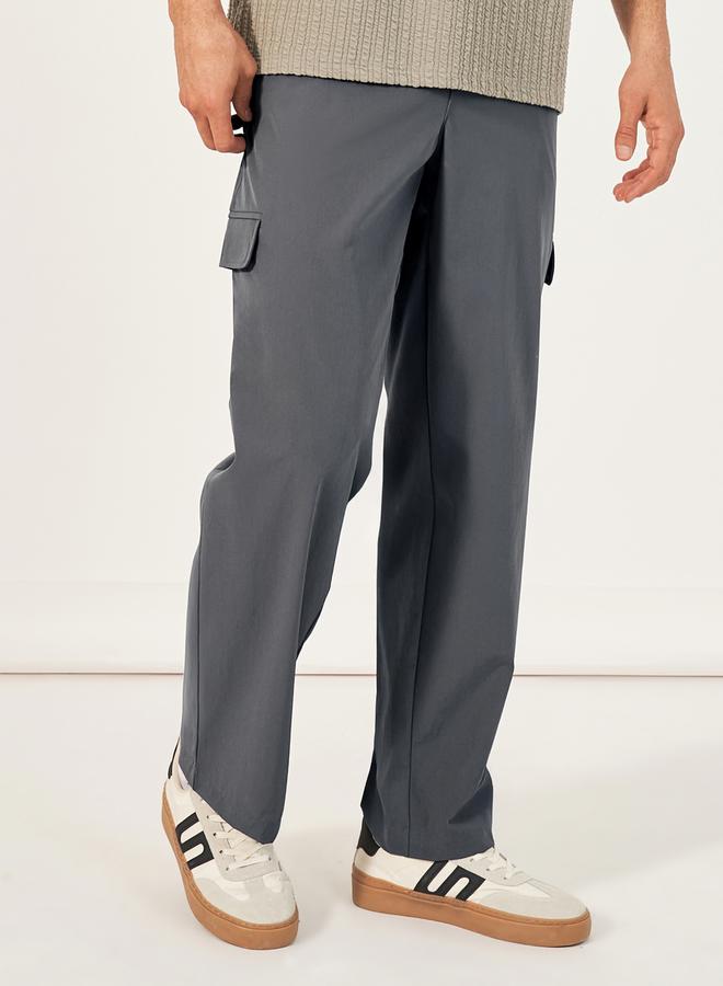 Styli Relaxed Fit Welt Flap Pocket Trousers  - Image 2