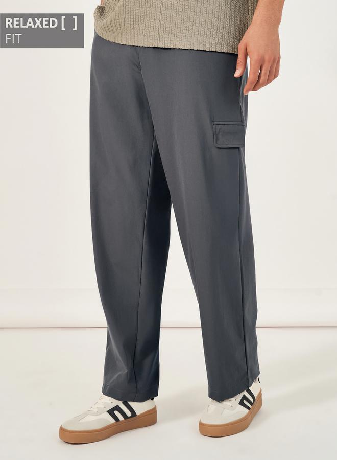 Styli Relaxed Fit Welt Flap Pocket Trousers  - Image 1