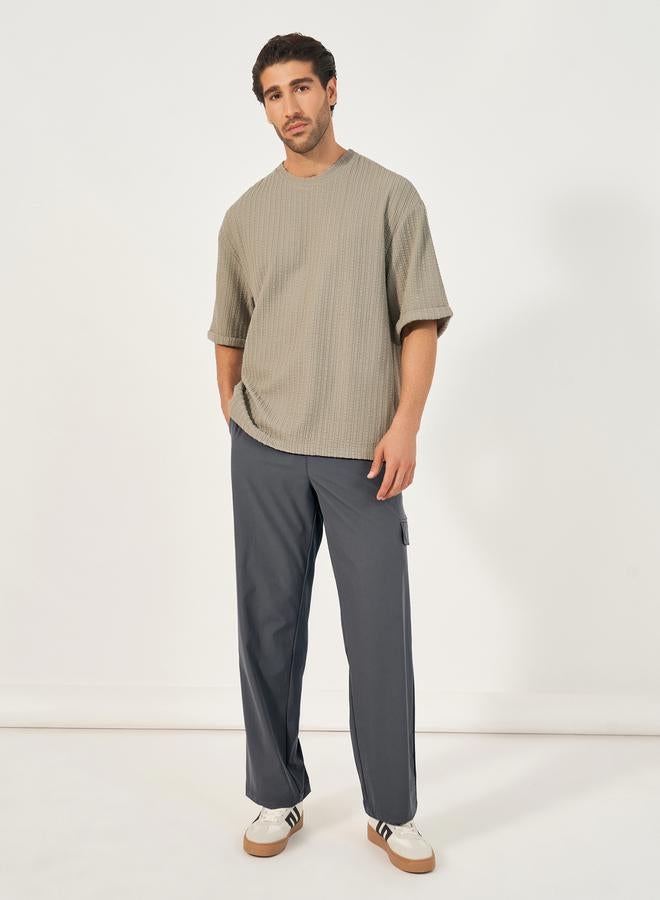 Styli Relaxed Fit Welt Flap Pocket Trousers  - Image 5