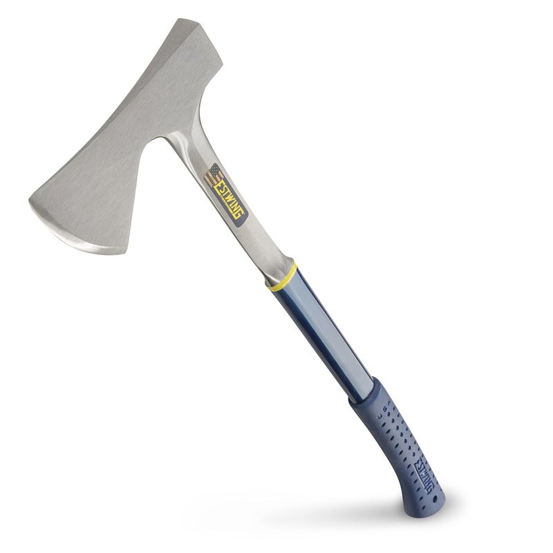ESTWING Camper's Axe - 26" Wood Splitting Tool with All Steel Construction & Shock Reduction Grip - E45A - Image 1