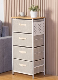 Sharpdo 4-Layer Drawer Storage Cabinet Iron Frame Fabric Multi-Layer Storage Cabinet  - Image 3