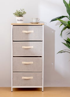 Sharpdo 4-Layer Drawer Storage Cabinet Iron Frame Fabric Multi-Layer Storage Cabinet  - Image 2