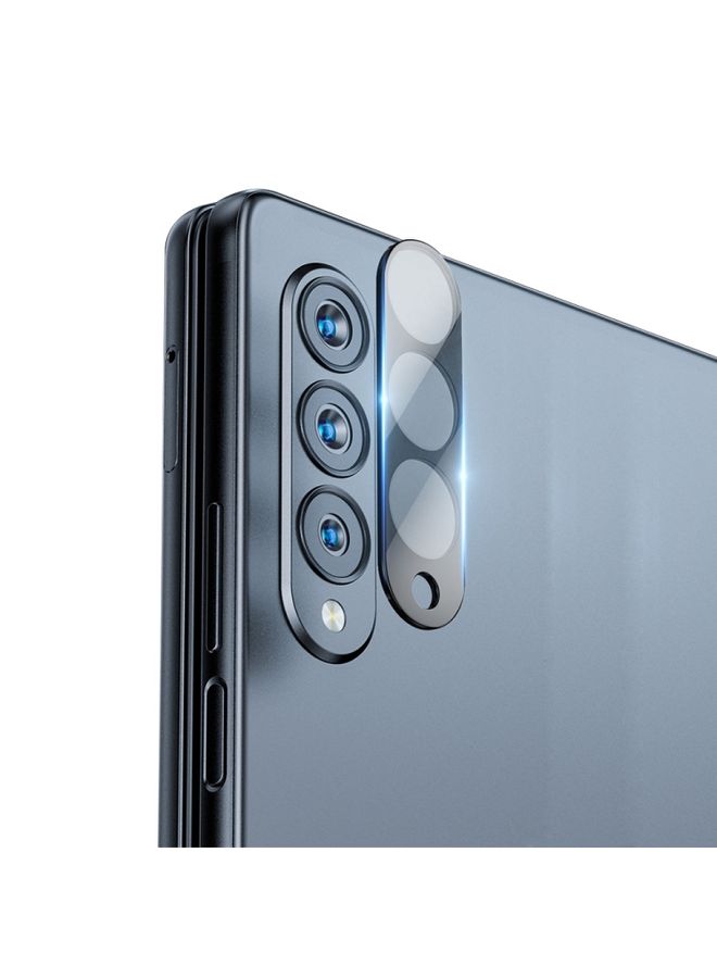 Screen Protector 1 PCS For Samsung Galaxy Z Fold4 5G / W23 ENKAY Hat-Prince 9H Rear Lens Tempered Glass Film(Black)