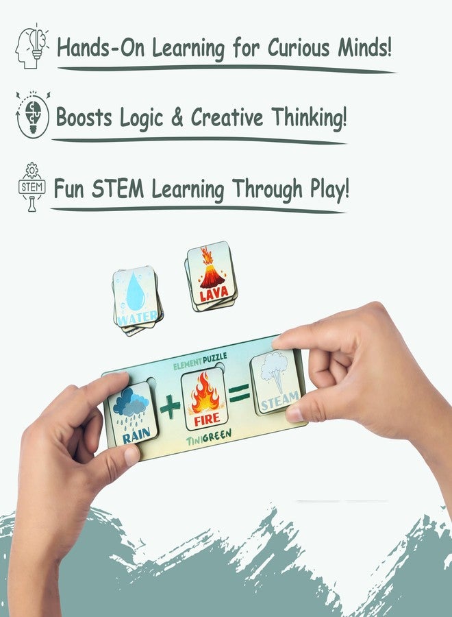 TINIGREEN Interactive Element Puzzle for Kids | STEM Learning Toy | Mix & Match Logic Game | Enhances Creativity, Problem-Solving & Memory | Montessori Educational Puzzle for Age 5+ - Image 3