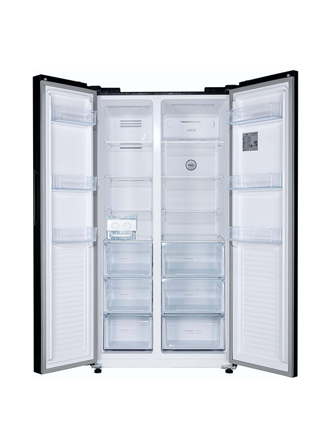 ClassPro Side by Side Refrigerator 14.2 Cuft Freezer 7.8 Cuft Inverter Compressor Black Inox  - Image 2