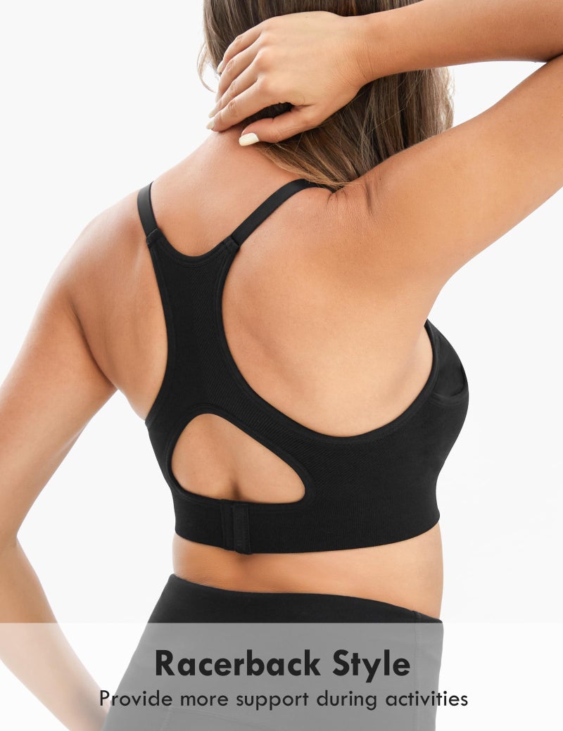 HOFISH Hands Free Pumping Bra, Nursing & Breastfeeding Bra in One,Supportive Breast Pump Bra for All-Day Wear 1Pack Black S - Image 5