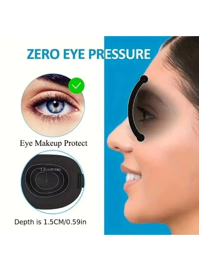 3D Eye Mask, Eye Blindfold Shield, Sleeping Mask, Light Blocking, Zero Eye Pressure Adjustable Night Blindfold Ultralight Travel Nap Eye Cover - Image 2