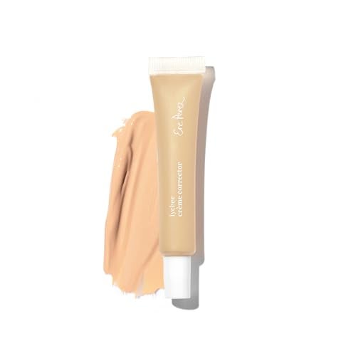 Ere Perez Natural Lychee Crme Corrector Medium Coverage Hydrating Creaseless Liquid Concealer Vitamins E C Vegan CrueltyFree Clean Beauty Dos Honey Beige 033 oz 10 ml - Image 1