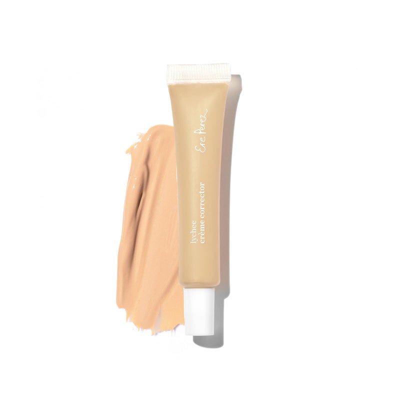 Ere Perez Natural Lychee Crme Corrector Medium Coverage Hydrating Creaseless Liquid Concealer Vitamins E C Vegan CrueltyFree Clean Beauty Dos Honey Beige 033 oz 10 ml - Image 2