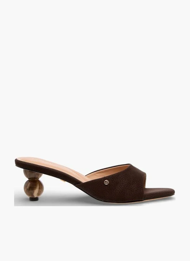 Celeste Women Stylised Spherical Heel Sandals