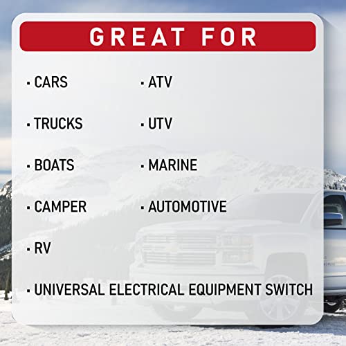 AA Ignition Top Post Battery Terminal Knife Disconnect Switch - Isolator Master Power Cut-Off Negative Post for Cars, Boat, Trucks, Marine, RV, ATV, Camper - 12V DC 200 Amp On Off Position Blade Switch - Image 5