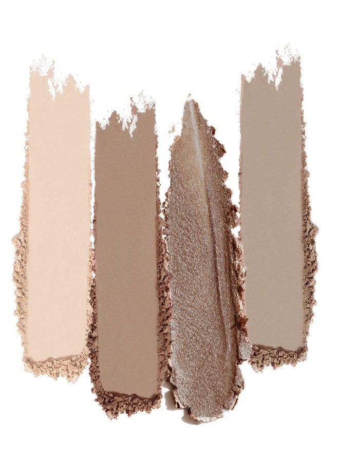 Hxssll Cool Greige Brown Eyeshadow Palette Matte & Shimmer Eye Shadow, Cream Beige Mushroom Brown Champagne Bronze Shimmer, Blendable Long Lasting Crease Resistant Natural Daily Eye Makeup, Paleta de Sombras - Image 5
