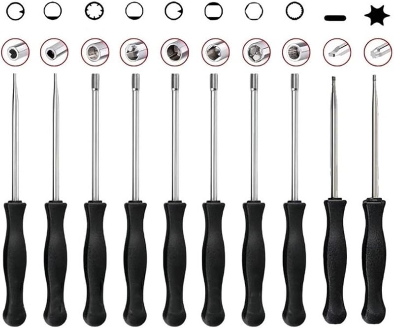10 PCS Carburetor Adjustment Tool Kit Single D Hex Socket Screwdriver Set - Image 3