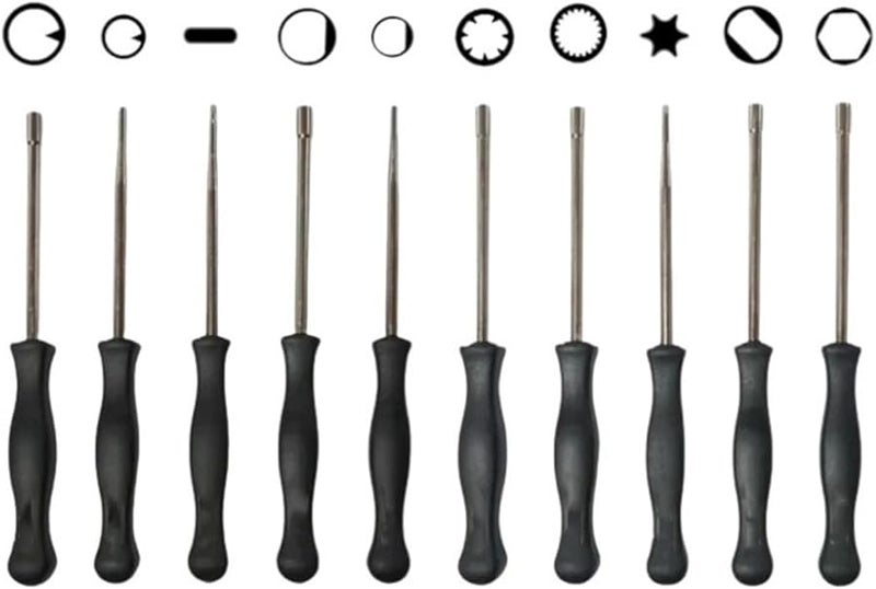 10 PCS Carburetor Adjustment Tool Kit Single D Hex Socket Screwdriver Set - Image 5