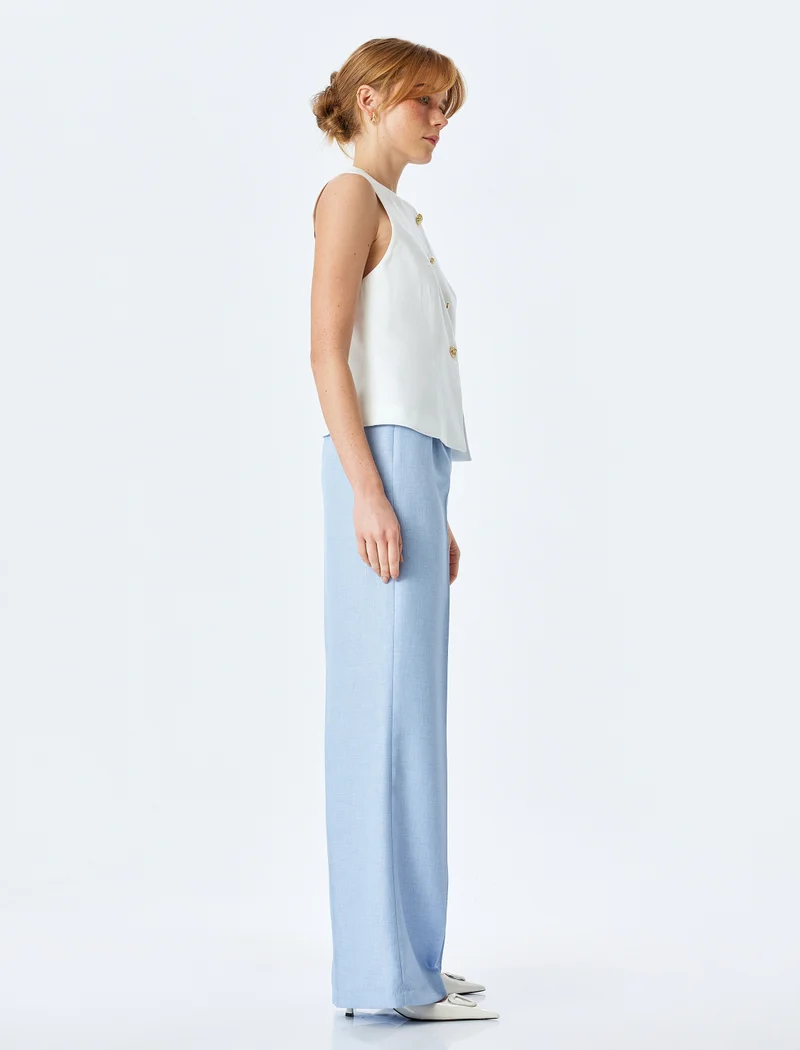 KOTON High-Rise Palazzo Pants