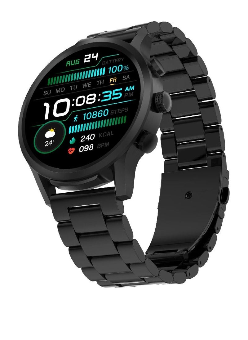 Haino Teko - Germany 2023 Newly Launched Bluetooth Calling Full Screen Touch Heart Rate Monitoring Smart Watch Black - Image 1