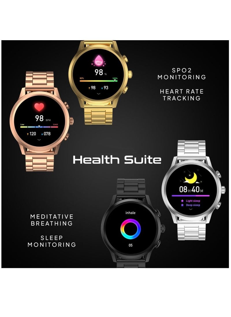 Haino Teko - Germany 2023 Newly Launched Bluetooth Calling Full Screen Touch Heart Rate Monitoring Smart Watch Black - Image 1