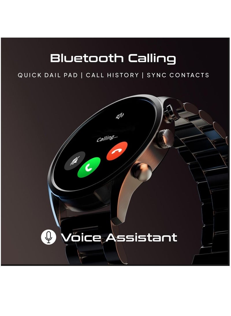 Haino Teko - Germany 2023 Newly Launched Bluetooth Calling Full Screen Touch Heart Rate Monitoring Smart Watch Black - Image 1