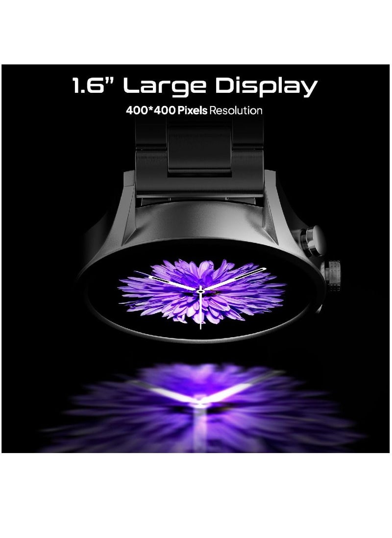 Haino Teko - Germany 2023 Newly Launched Bluetooth Calling Full Screen Touch Heart Rate Monitoring Smart Watch Black - Image 1