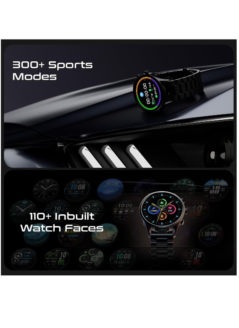 Haino Teko - Germany 2023 Newly Launched Bluetooth Calling Full Screen Touch Heart Rate Monitoring Smart Watch Black - Image 1