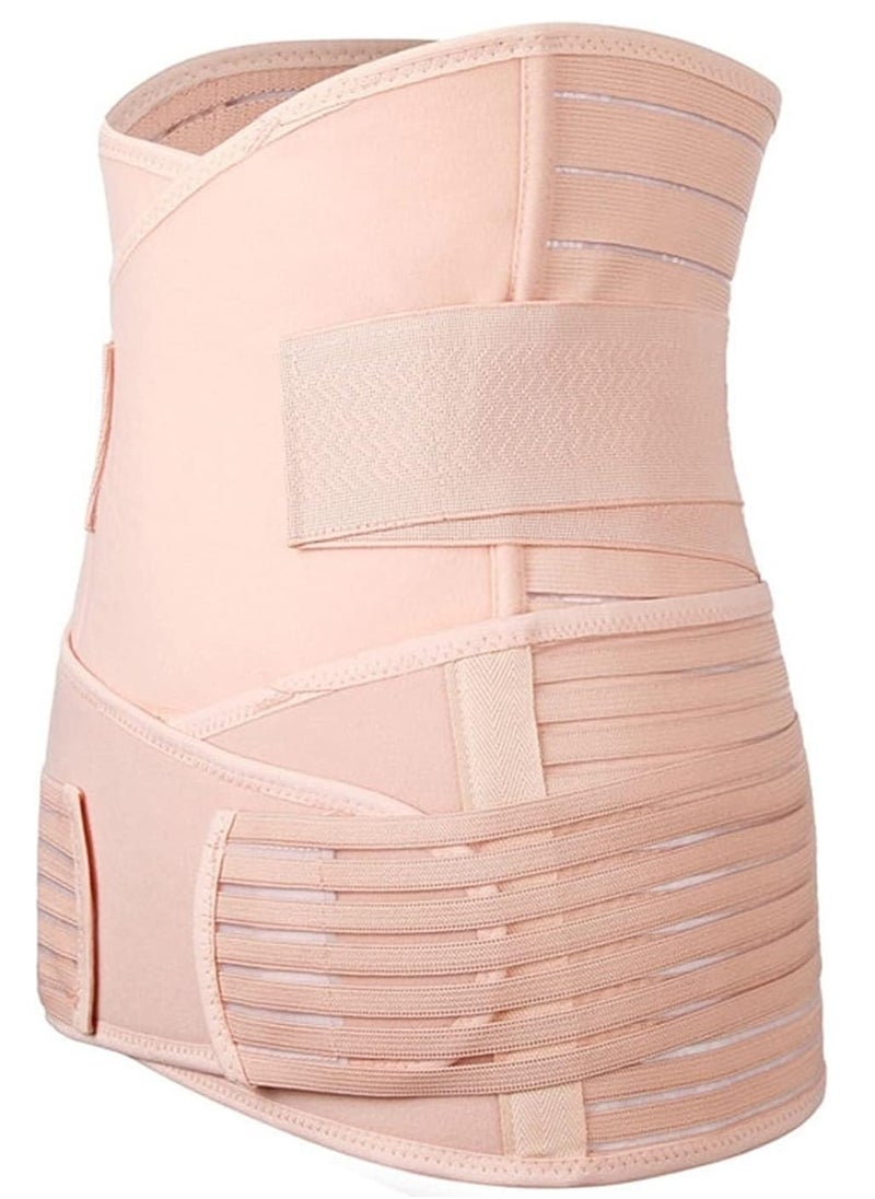 Generic - 3pcs set postpartum tummy tuck belt slimming belt postpartum waist and pelvic belt body shaper M - Image 1