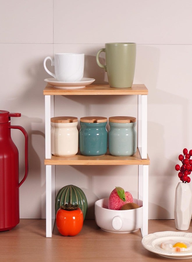HEY FOLY Set of 2 Cabinet Organizer Shelves - Image 2