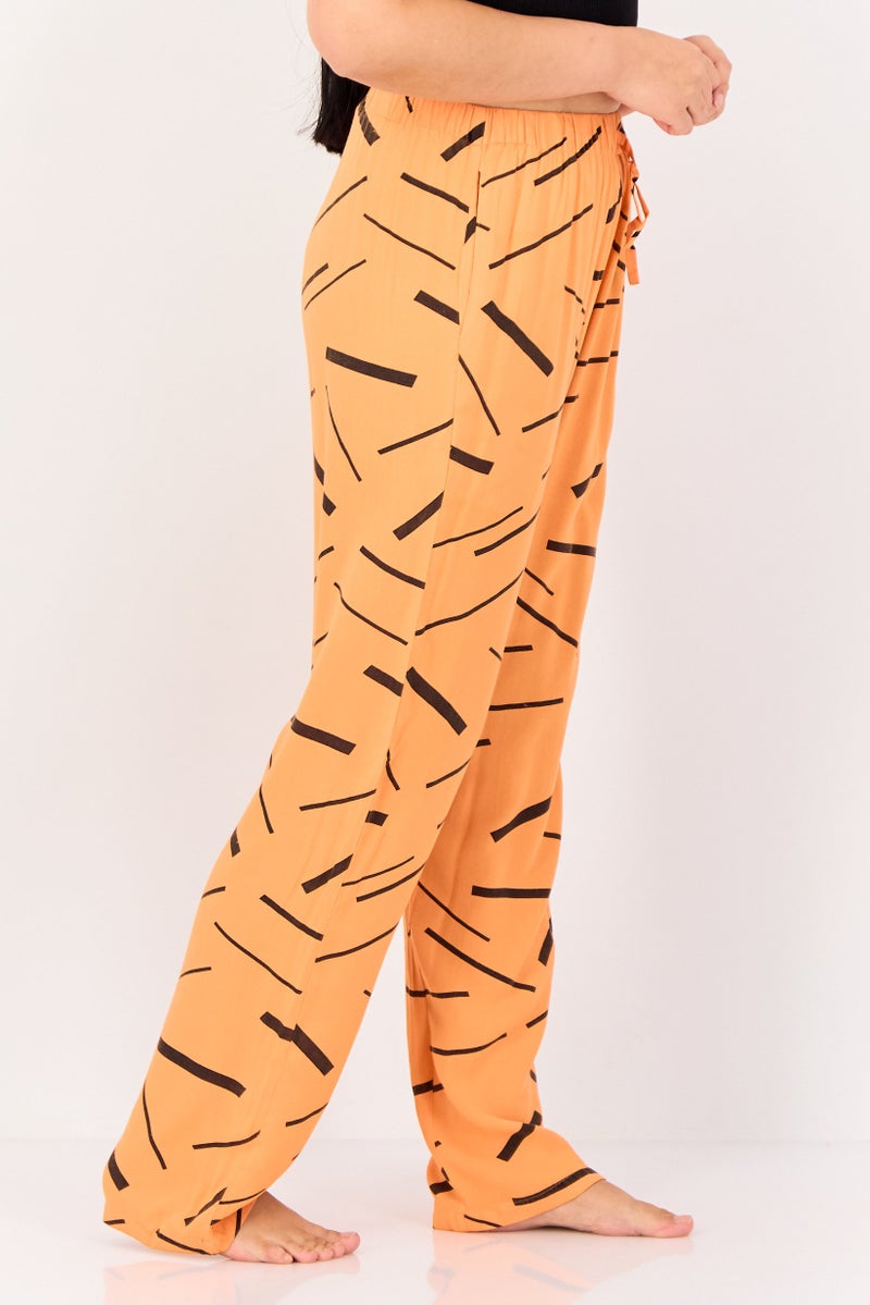 zivame Coucou x Zivame Women Allover Print Drawstring Pajama Pant, Multicolor - Image 3