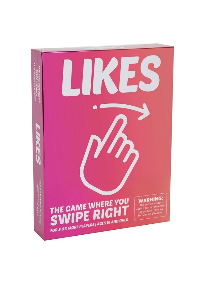 Outset Media Likes Card Game The Game Where You Swipe Right - Create Hilarious Dating Profiles - Ages 18 and Up - Image 1