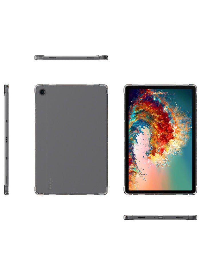 Samsung Galaxy Tab A9 Case, Shockproof Impact Resistant Flexible Cover, Slim and Light, Yellowing Resistant, Shockproof Anti-Drop Cover for Samsung Galaxy Tab A9 8.7 inch 2023 (Clear)  - Image 3
