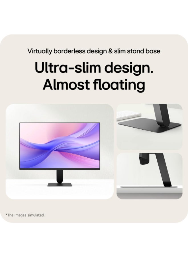 LG 24-Inch Full HD IPS Monitor, 120Hz, 5ms, HDR10, 99% sRGB, 3-Side Borderless Design, HDMI & VGA Ports, Tilt Adjustable, VESA Mount, Eye Comfort Mode, Flicker Safe, Black | 24U411A-B Black - Image 4