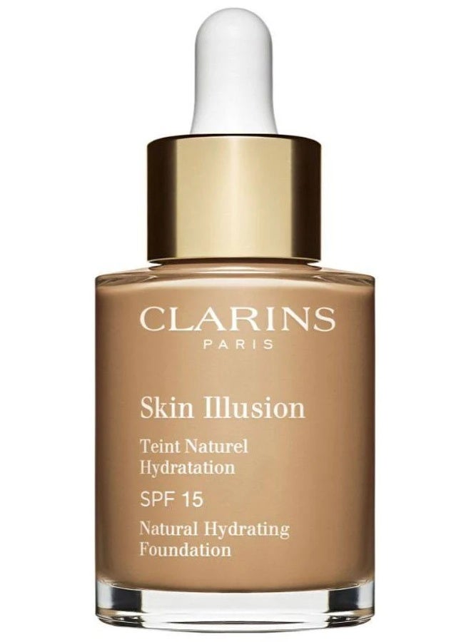 Clarins Skin Illusion Foundation SPF15 111 Auburn 30ml - Image 1
