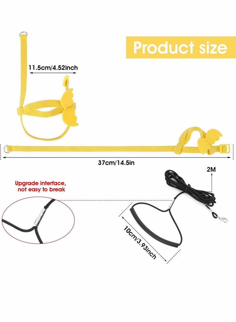 حزام تدريب الطيور القابل للتعديل لحمل الطيور وعزله، حبل طيران عالمي، حبل شديد التحمل للتمارين في الهواء الطلق للطيور، الببغاء، الكوكاتيل، البراكيت، واللوري - Image 4