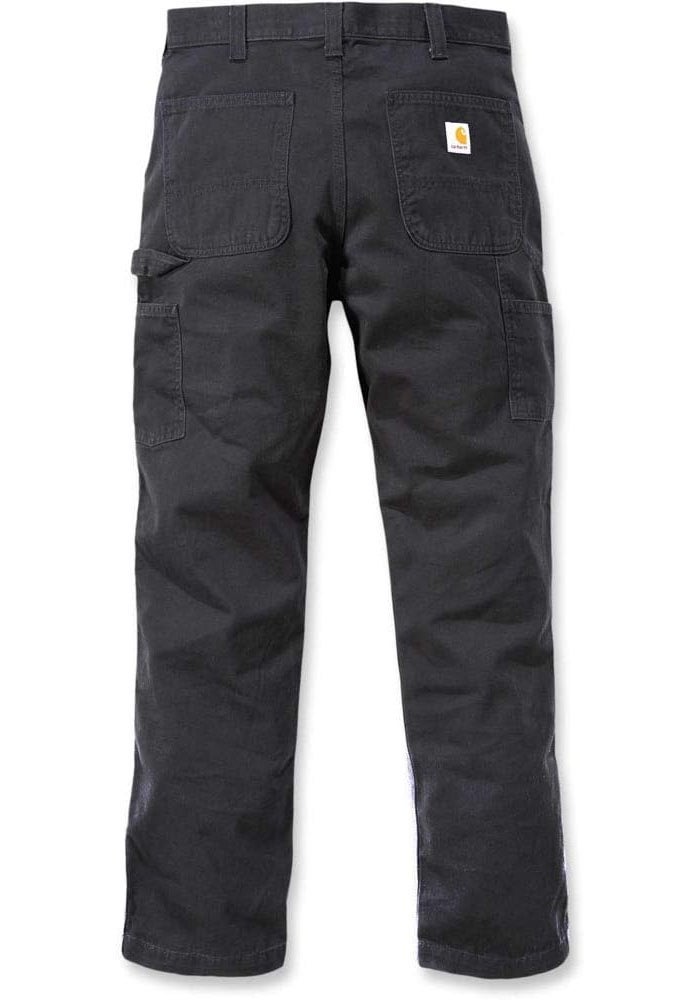 Carhartt Men's Relaxed Fit Washed Twill Dungaree Pant - Black, 34W X 34L - Image 2