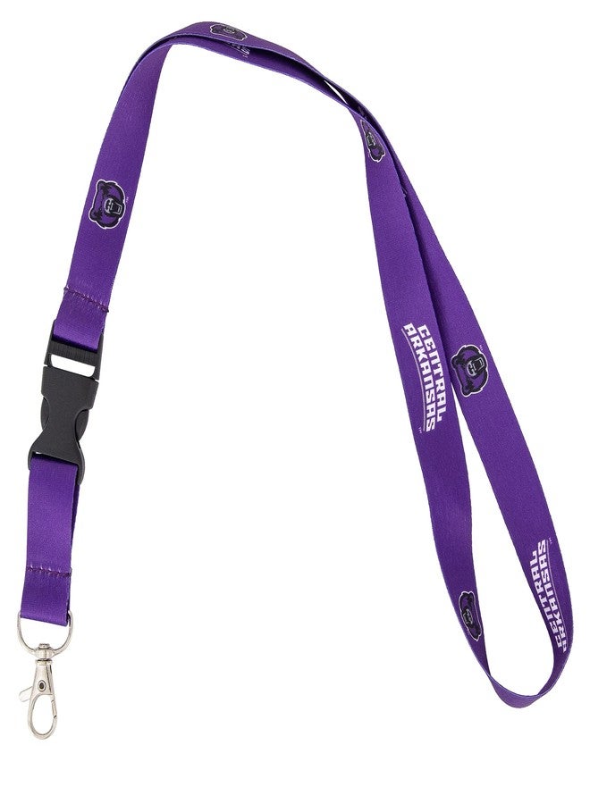 Desert Cactus University of Central Arkansas Lanyard UCA Bears Car Keys ID Badge Holder Keychain Detachable Breakaway Snap Buckle (Purple) - Image 2