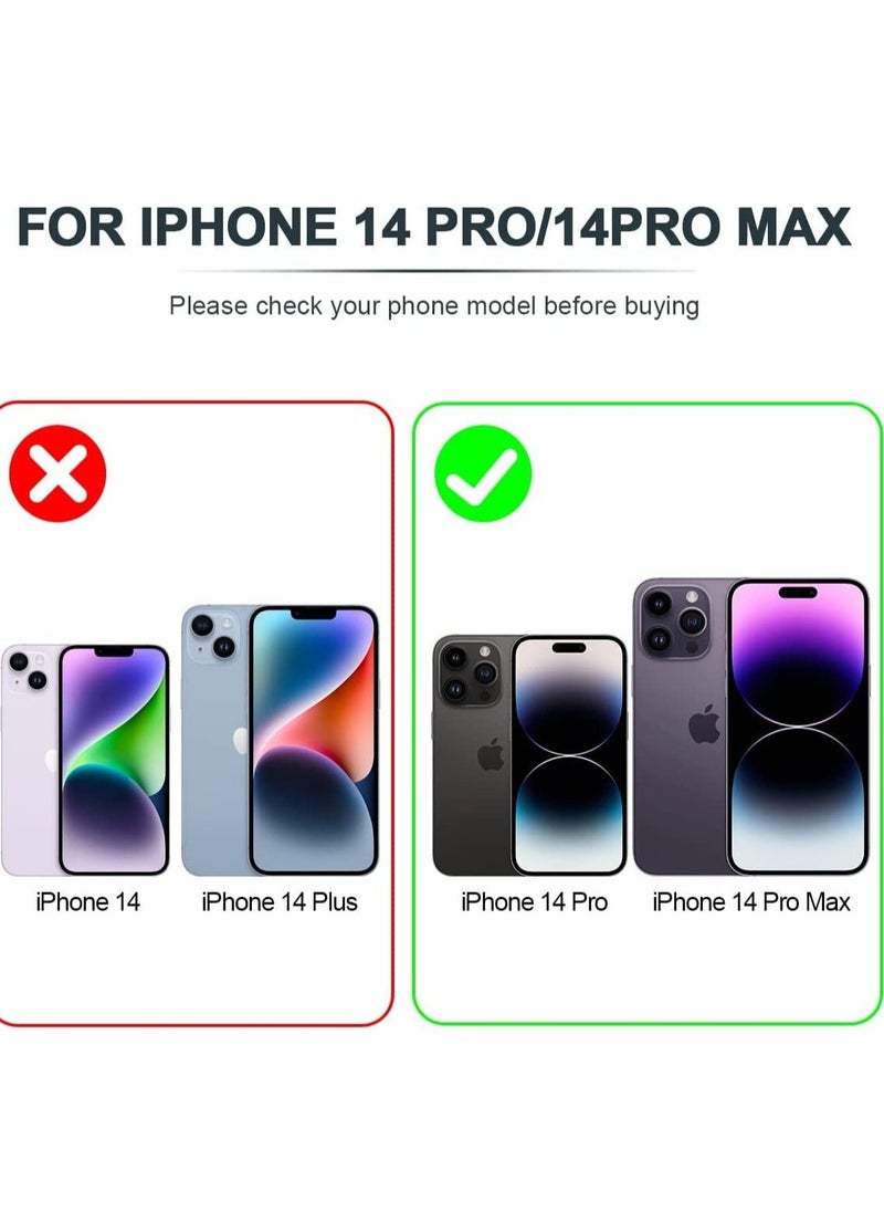 Raxoom Camera Lens Protector for iPhone 14 Pro/14 Pro Max, Anti-Scratch HD Tempered Glass Metal Ring Camera Screen Protector, Easy Installation Lens Protective Cover Film for iPhone14 Pro/14 Pro Max - Image 3
