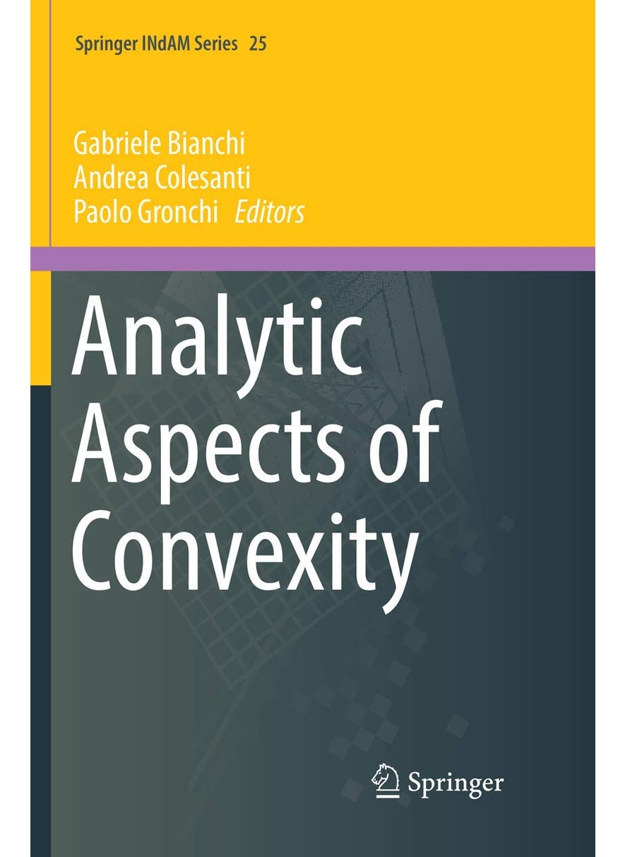 Analytic Aspects of Convexity 