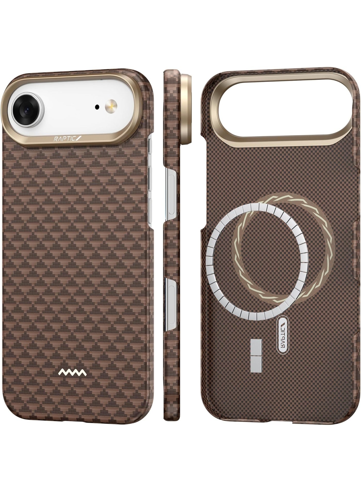 RAPTIC Aramid Skin for iPhone Air Case [MagSafe] Ultra Slim 1500D Aramid Fiber cover - Humble